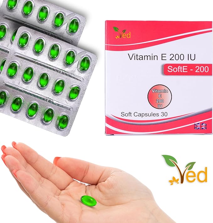 VED Vitamin-E 200 IU SOFTGEL Capsule (15X2)