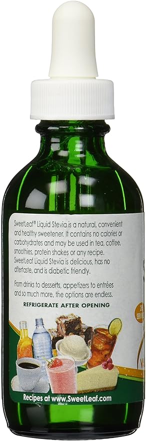 SweetLeaf Sweet Drops Valencia Orange Liquid Stevia Sweetener - Orange Stevia Drops, Zero Calories, Zero Sugar, Non-GMO, Gluten-Free, Keto Friendly, Flavor Drops Stevia - 2 Fl Oz