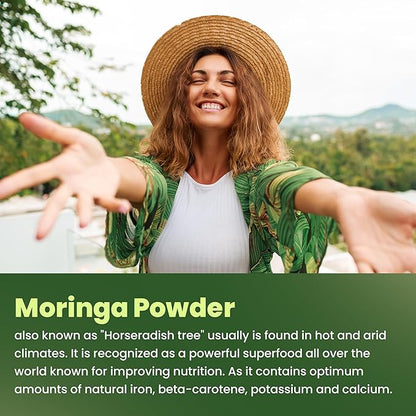 Organic Moringa Powder - 12 oz