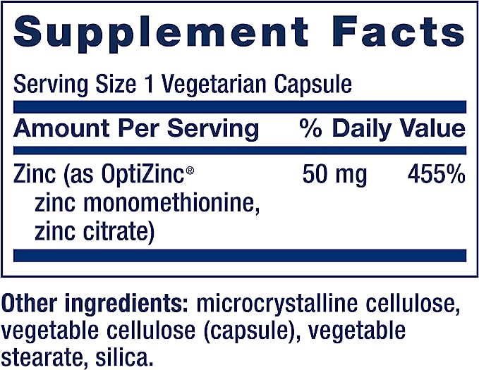 Life Extension Optimized Quercetin 250mg with Vitamin C & Camu-Camu - 60 Capsules and Zinc Caps 50mg - 90 Vegetarian Capsules