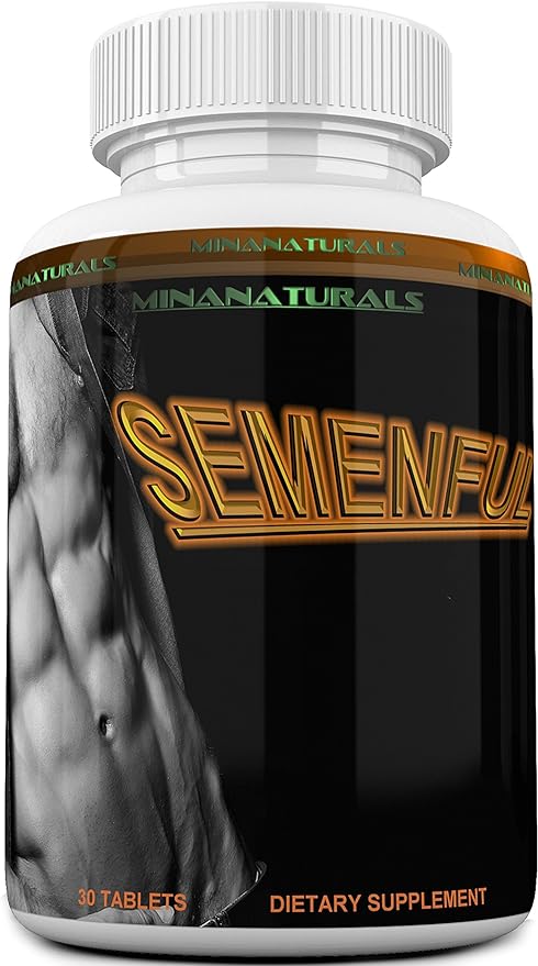 SEMENFUL Semen Volumizer. Male Climax Enhancer. Cum Volume Enhancement. Increase Semen Volume. 30 Tablets