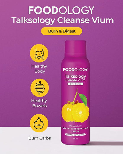 Talksology Cleanse Vium (3 Days) - Garcinia Cambogia Shots with Vitamin