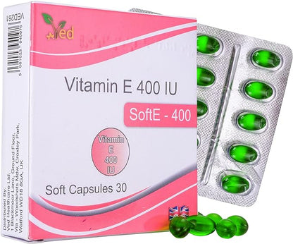 Ved Vitamin-E 400 IU SOFTGEL Capsule (15X2)