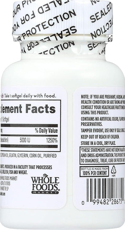 365 Everyday Value, Vitamin D3 5000 IU, 120 ct