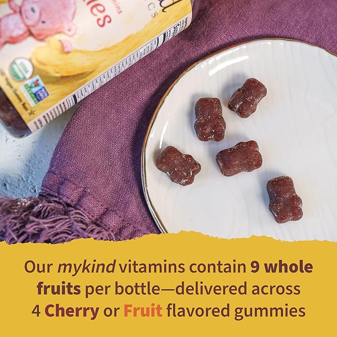 Garden of Life Organic Kids Gummy Vitamins Fruit 120ct & Vegan Vitamin D3 from Lichen 30ct