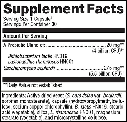 Metagenics UltraFlora Acute Care - for Acute Bowel Distress* - Support Immune & Digestive Health* - Bifidobacterium, Lactobacillus & Boulardii Probiotic - Non-GMO & Vegetarian-Friendly - 30 Capsules