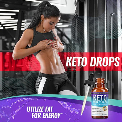 Toplux Keto Diet Drops Ketogenic Supplement - Premium Formula to Support Ketosis, Better Absorption Liquid, Garcinia Cambogia, for Men & Women