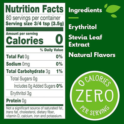 Truvia Original Calorie-Free Sweetener from the Stevia Leaf Spoonable (9.8 Ounce Stevia Jar)