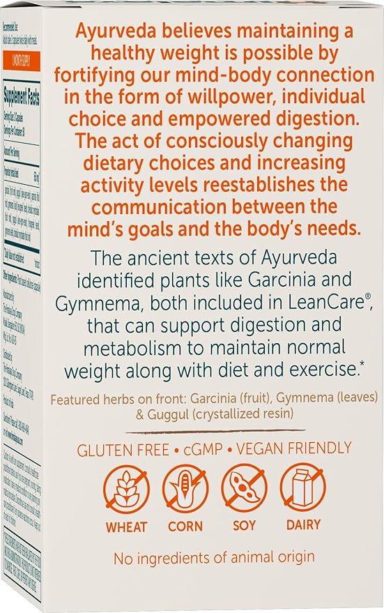 Himalaya LeanCare with Garcinia Cambogia for Weight Management, 600 mg, 1 Month Supply, 120 Caplets