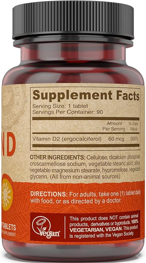 Deva Vegan Vitamin D -- 2400 IU - 90 Tablets