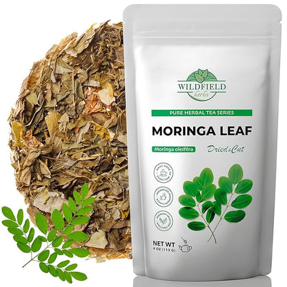 4 oz. Moringa Leaves Moringa Tea Leaves Herbal Tea (Moringa Oleifera) - 113g Moringa Leaf Tea Herb