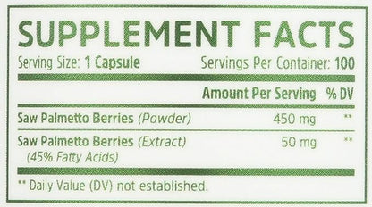 ZHOU NUTRITION Saw Palmetto Prostate Health Complex, 100 CT