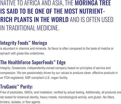 HEALTHFORCE SUPERFOODS Moringa Manna - 120 VeganCaps