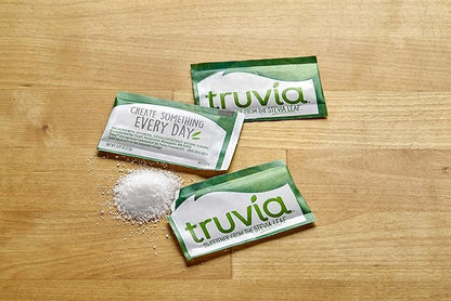 Truvia Natural Stevia Sweetener Packets, (Net Wt. 5.64 oz) (Pack of 12), 80 Count (Pack of 12)