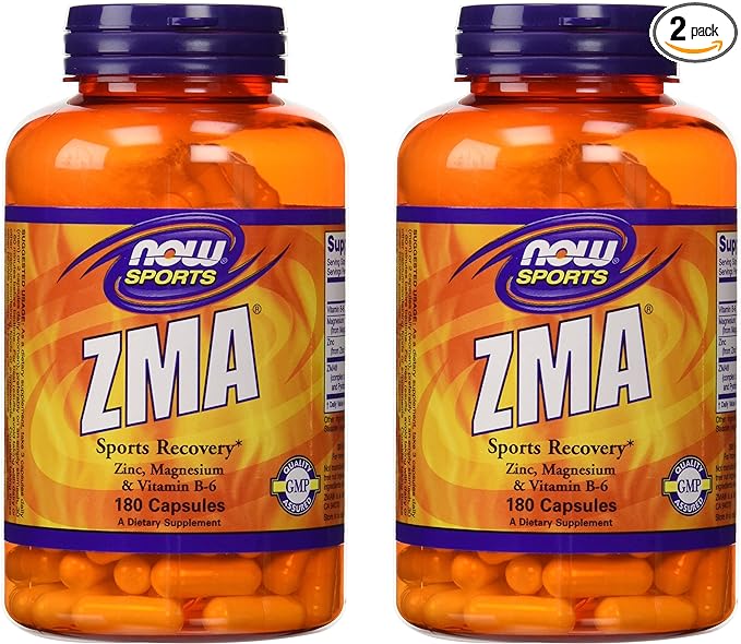 Now Sports ZMA Sports Recovery, 180 capsules, pack of 2