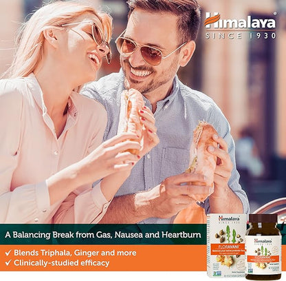 Himalaya FlorAvani, Balances Your Probiotic Flora, for Digestion, Gas, Nausea & Heartburn Relief, 271 mg, 90 Capsules, 1 Month Supply