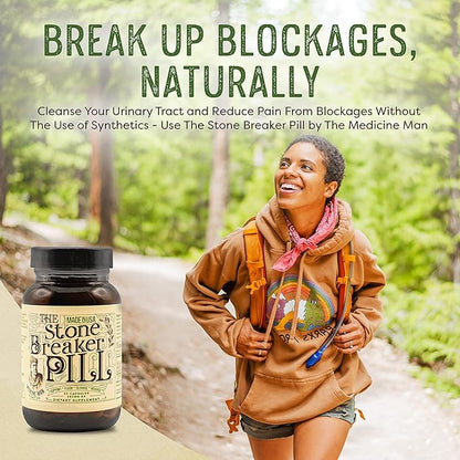 The Stone Breaker Pill 60 Capsules - Gallbladder and Kidney Supplements with Chanca Piedra, Celery Seeds, and Saw Palmetto - Herbal and Organic Gallbladder and Kidney Stone Breaker for Kidney Stones