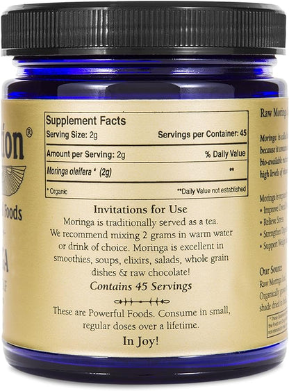 Sun Potion Moringa Leaf Powder - 90 Gram Jar